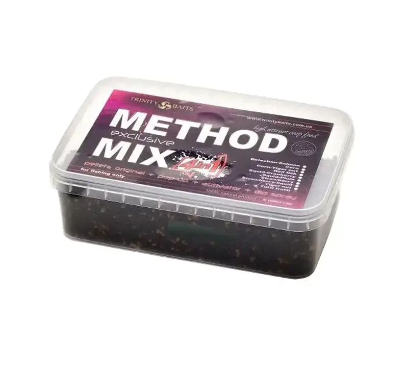 Метод мікс Trinity Baits кукурудза-тигровий горіх 4 in 1 (400г), фото 1