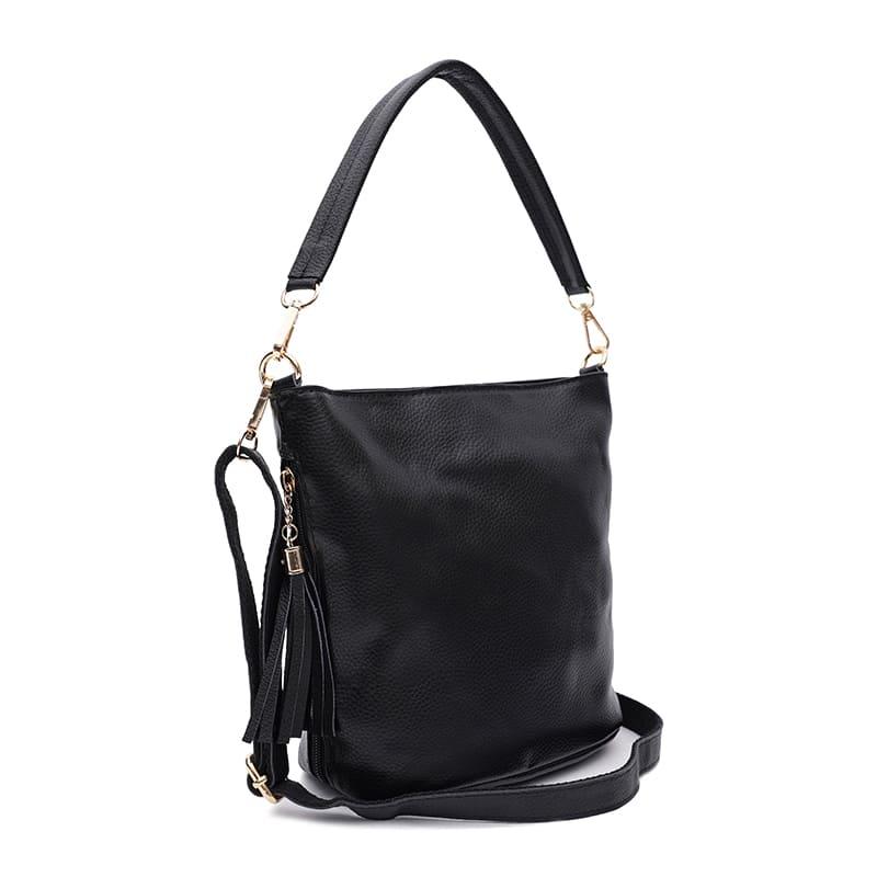 Жіноча шкіряна сумка Keizer K12293bl-black 4550609, фото 1