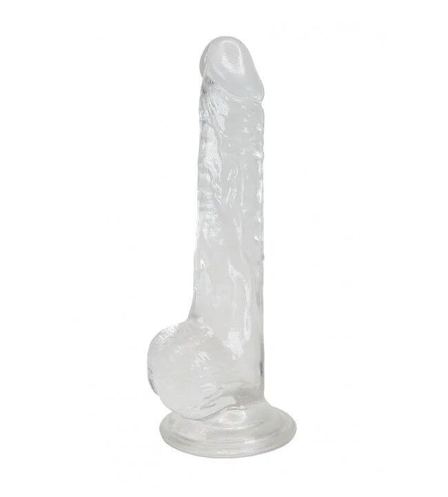 Прозорий фаллоїмітатор Alive Jelly Dildo Lusty (м'ята упаковка!!!!