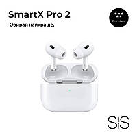 Наушники беспроводные с микрофоном вакуумные SmartX Pro 2 Premium блютуз гарнитура для телефона