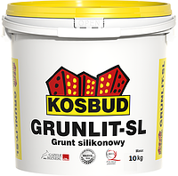 Грунт силиконовый, Kosbud GRUNLIT-SL, (без песка) база, ведро 10 кг