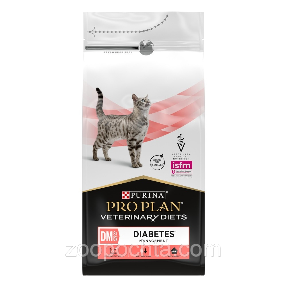 Сухий лікувальний корм Purina Diabetes Management для котів регулювання глюкози при цукровому діабеті 4х1.5кг