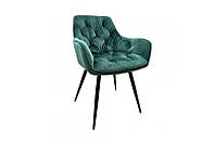 Кресло мягкое Парадиз HC-R18, черный/ велюр капучино, серый, оливковый, песочный Аквамарин