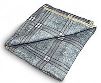 Электропростынь с сумкой электрическое одеяло Electric Blanket Клетчатая 150 * 120 Серая IB, код: 8248195