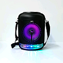 Акустична диско колонка RX-8101 Bluetooth з підсвічуванням та мікрофоном, фото 3