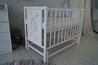 Кровать детская Baby Comfort Матуся с маятником белая