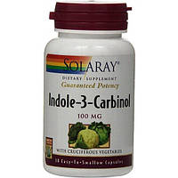 Индол 3 карбинол Solaray Indole-3-Carbinol 100 mg 30 Veg Caps SOR-36664 IB, код: 7519034