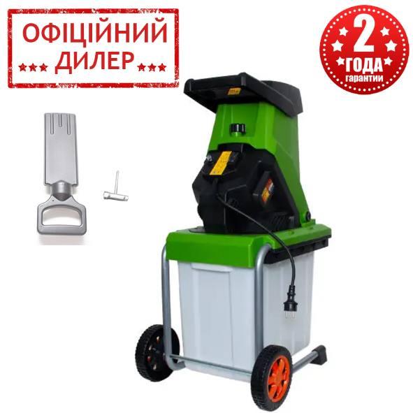 Мощный электрический измельчитель веток PRO-CRAFT PSL2500 (бак 50 л,2500 Вт, 4050 об/мин, 40 мм, передвижной) - фото 1 - id-p2148525858