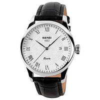 Часы наручные мужские SKMEI 9058LSIWTBK, мужские часы стильные часы на руку, модные мужские UN-319 часы