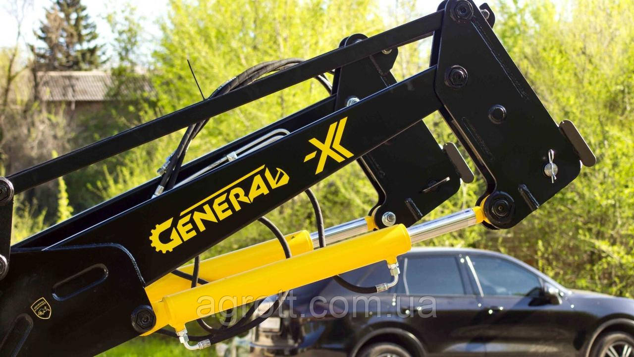 Быстросъемный фронтальный погрузчик GENERAL X на трактор КОЙ 14800 - фото 5 - id-p2148521909