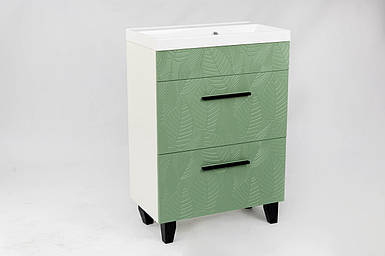 Тумба Myata Ш-2 під умивальник Idea 60 Ківі Без умивальника в комплекті