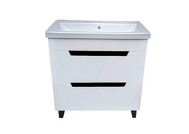 Тумба Poli під умивальник Комо 80 Ш2 Біла Без умивальника в комплекті