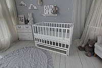 Кровать детская Baby Comfort ЛД2 с маятником белый
