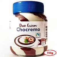 Паста шоколадно-молочная с орехом Duo Cream Chocremo 750 г