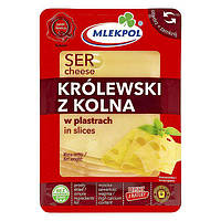 Сыр нарезка Mlekpol Krolewski z kolna 400g