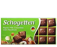 Шоколад Schogetten Alpine Milk Chocolate with Hazelnuts Молочный с фундуком 100 г