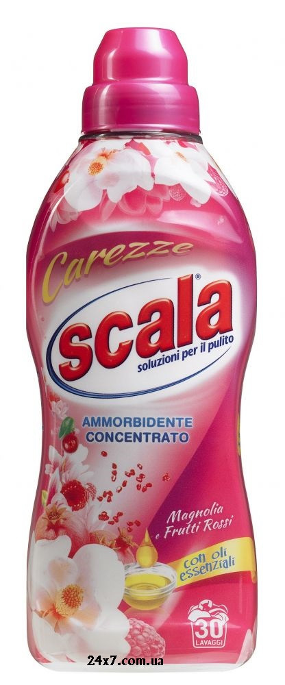 Кондиціонер-ополіскувач Scala Ammorbidente Magnolia & Frutti Rossi 750 мл 30 прань