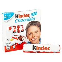 Шоколадные пластинки T4 с молочной начинкой Kinder 50гр