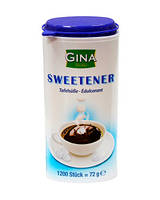 Сахарозаменитель Gina Sweetener 1200 шт, 72 г