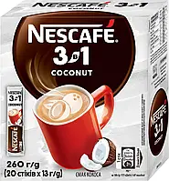 Кофе растворимый Nescafe 3в1 Coconut 20 стиков