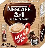 Кофе растворимый Nescafe 3в1 Ultra Creamy 20 сток