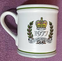 Чашка Denby к серебряному юбилею королевы Елизаветы II 1952 - 1977