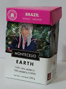 Кава мелена "Montecelio" Brazil (100% Арабіка) 250г.