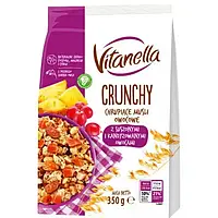 Сухий сніданок мюслі Vitanella Crunchy з фруктами 350 г