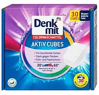 Порошок в капсуле Denkmit Colorwaschmittel Cubes, 30 шт.