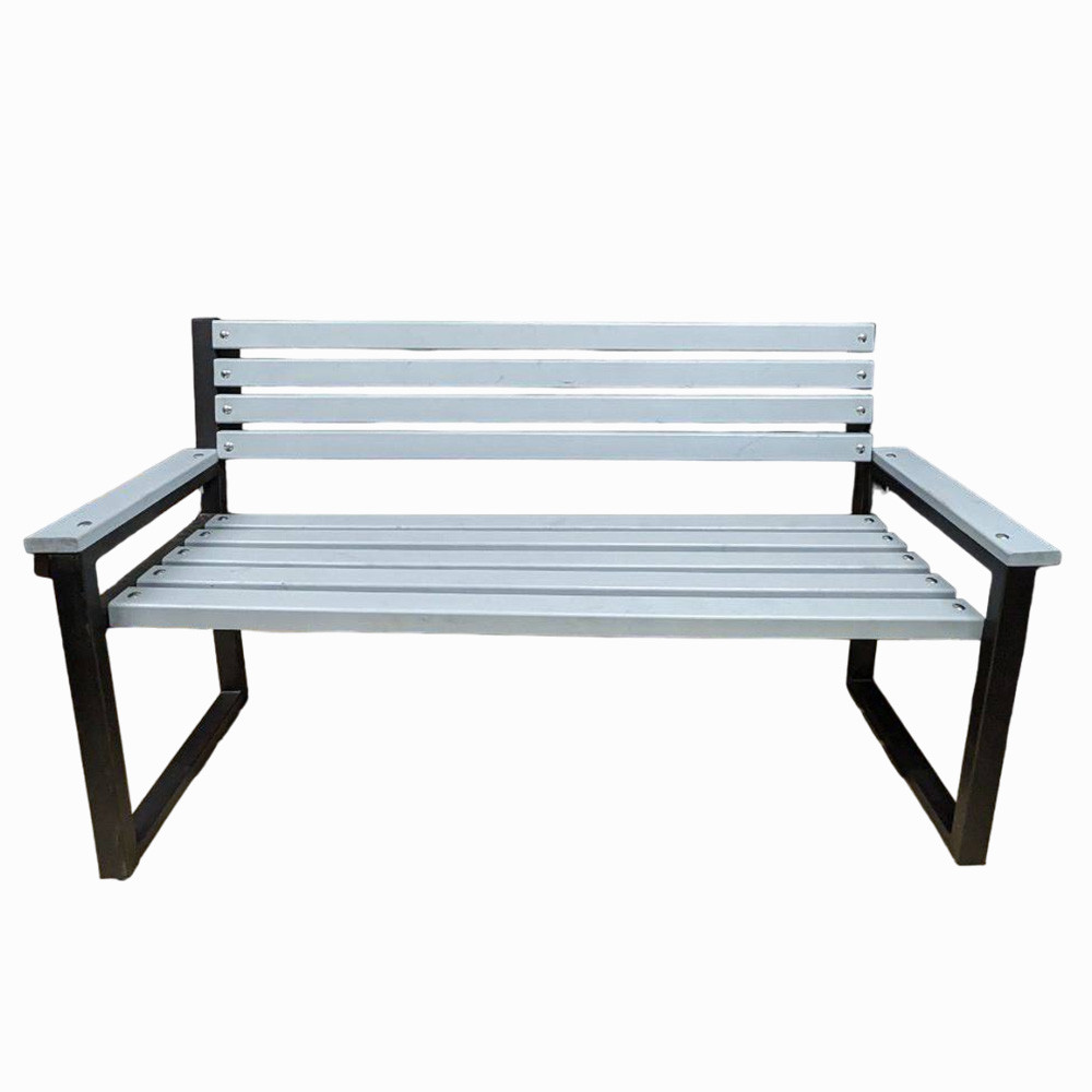 Лавка 1500х450х900 мм з металевого каркасу та дерева у стилі Loft, фото 1