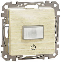 Датчик руху з перемикачем береза 10А Sedna