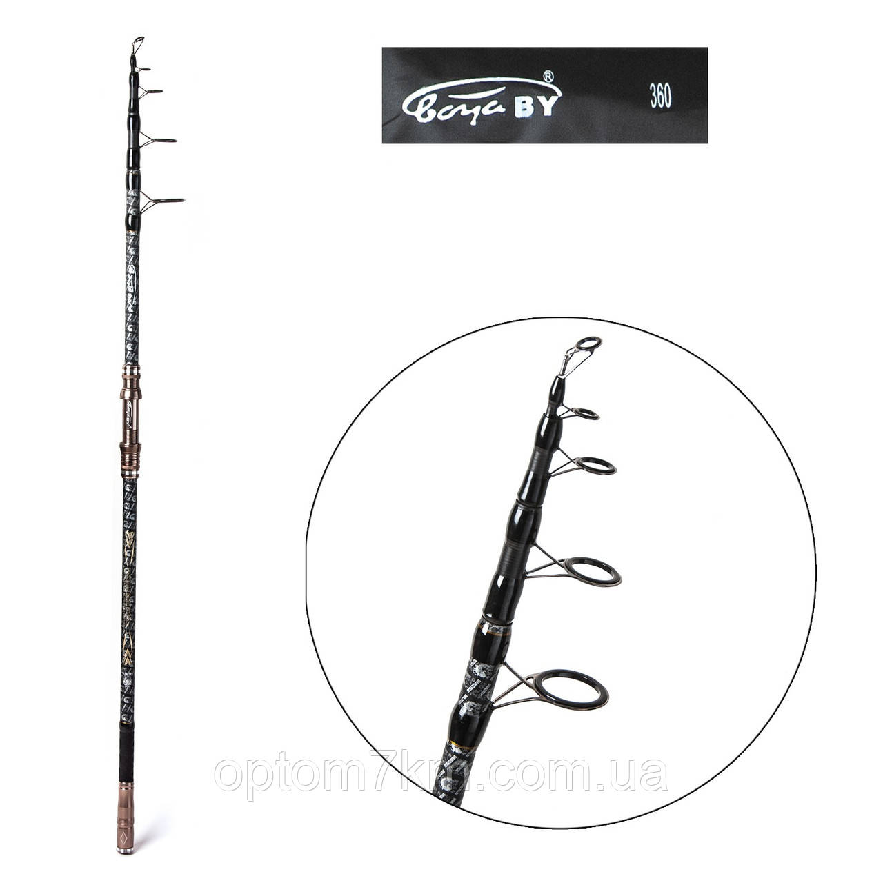 Спінінг телескопічний Boya Splendid 160-360g 3m