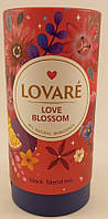 Черный чай с инжиром и манго Lovare Love Blossom, Ловаре Любовь Blossom тубус 80гр