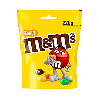 Шоколадное драже M&Ms Peanut, 220 г.