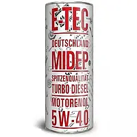 Масло моторное TEC 5W-40 E-TEC 1 л