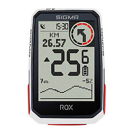 Велокомп’ютер бездротовий Sigma Sport ROX 4.0 White