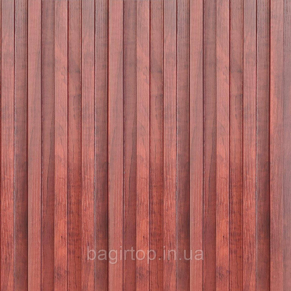 Декоративна стінова рейка махагон 3000*160*23мм (D) SW-00001531