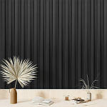 Декоративна стінова рейка антрацит 3000*160*23мм (D) SW-00001532, фото 6