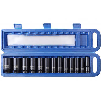 Набір ударних глибоких головок 13-32 мм 12 г 1/2" 13 од.