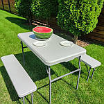 Набір садової мебелі ( стіл+2 лави) SW-00001612, фото 3