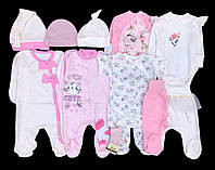 Красивый набор одежды для новорожденых девочек, качественая одежда для малышей, весна, лето, рост 56 см,хлопок