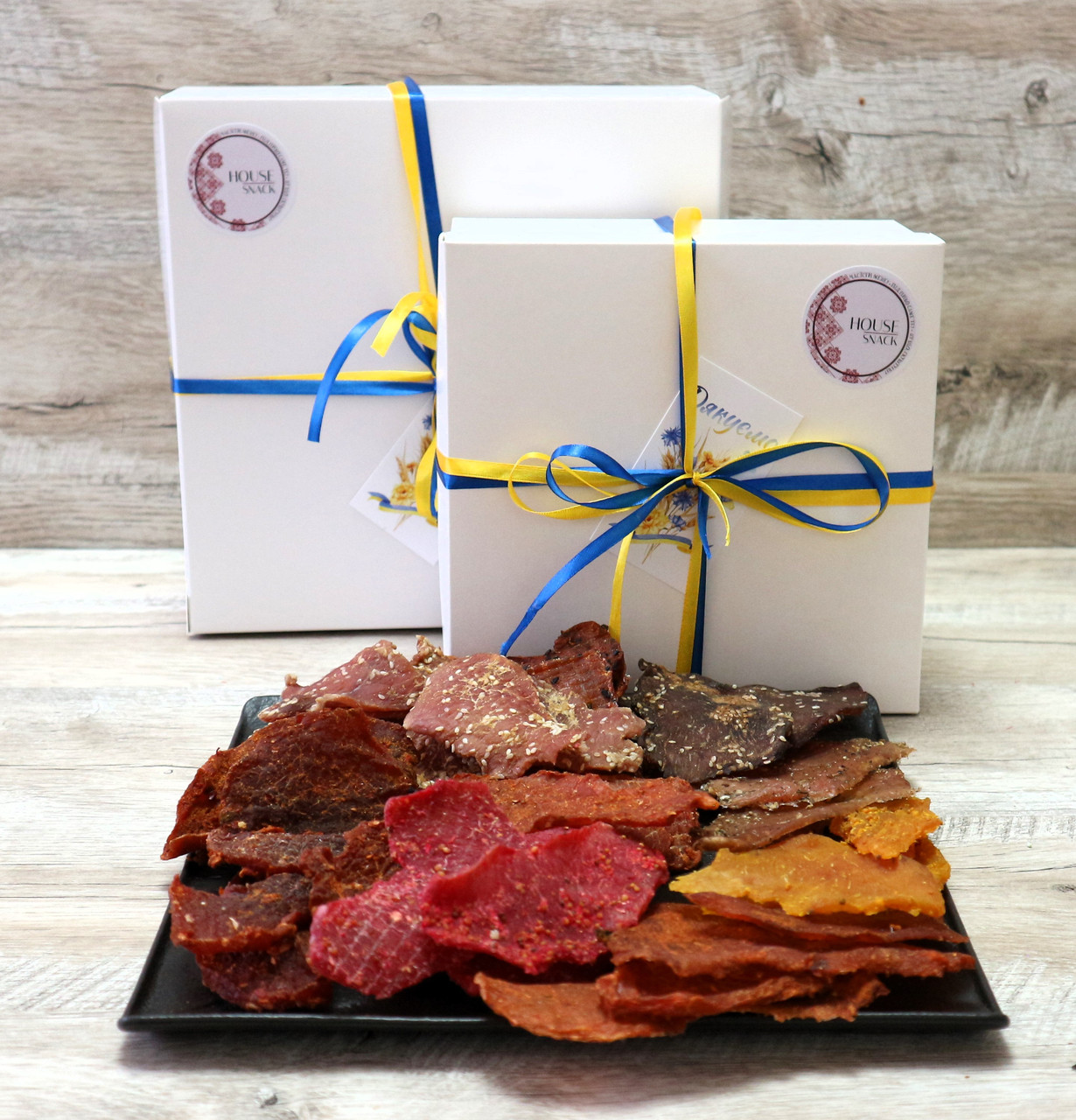 Джерки асорті набір малий Святковий 500 грам, фото 1