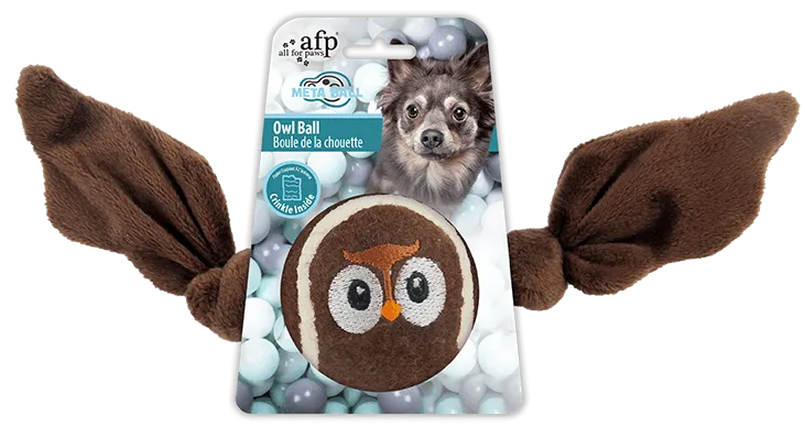 Іграшка для собак М'яч-сова AFP 3911, 20 x 14 x 1.5 см