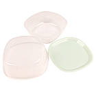 Набір пластикового посуду Supretto для пікніка 48 предметів, м'ятний, фото 10