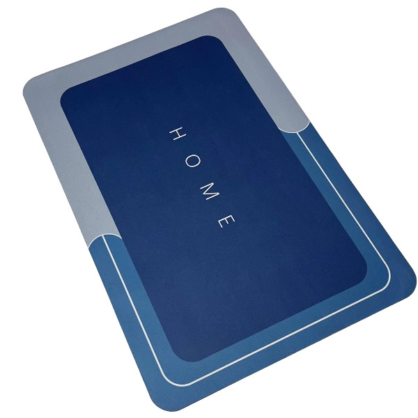 Килимок для ванни квадратний 60*40см Синій, фото 1