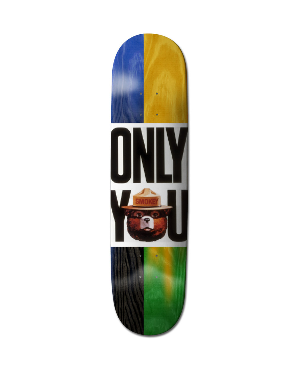 Дека для скейта Element X Smokey Bear Only You Skateboard Deck 8.0, фото 1