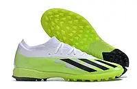 Сороконожки Adidas X Crazyfast white&green 39