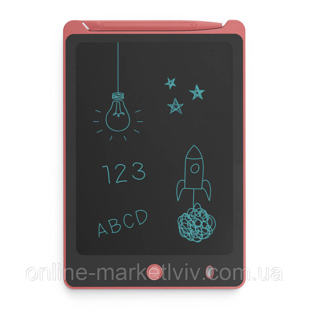 Планшет LCD для малювання 8,5" + стілус в комплекті, Рожевий / Дитячий графічний планшет / Планшет для дітей