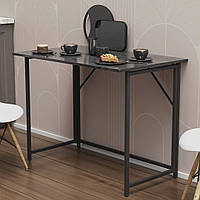 Стол кухонный раскладной Морис, стол-трансформер, стол Лофт, стол с металлом, стол на ножках (100х75х60) Сосна кембра
