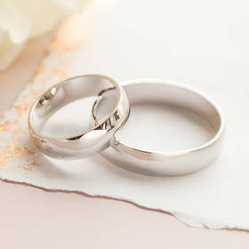 Обручки срібні